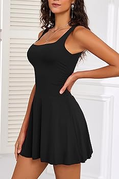 ワンピース andwang volume frill mini dress S/black ONE-PIECE
